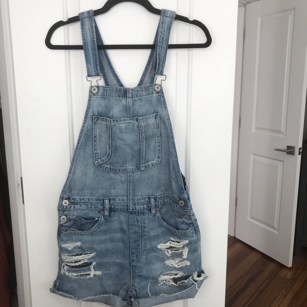 Denim Overalls - Short